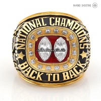 1995 Nebraska Cornhuskers National Championship Ring (Silver/Premium)